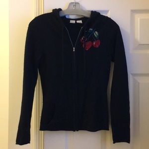 Aqua Cashmere Sweater, Size Small